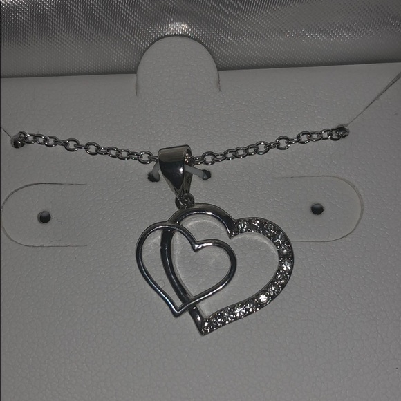 Silverworks fine silver plate heart necklace - Picture 7 of 8